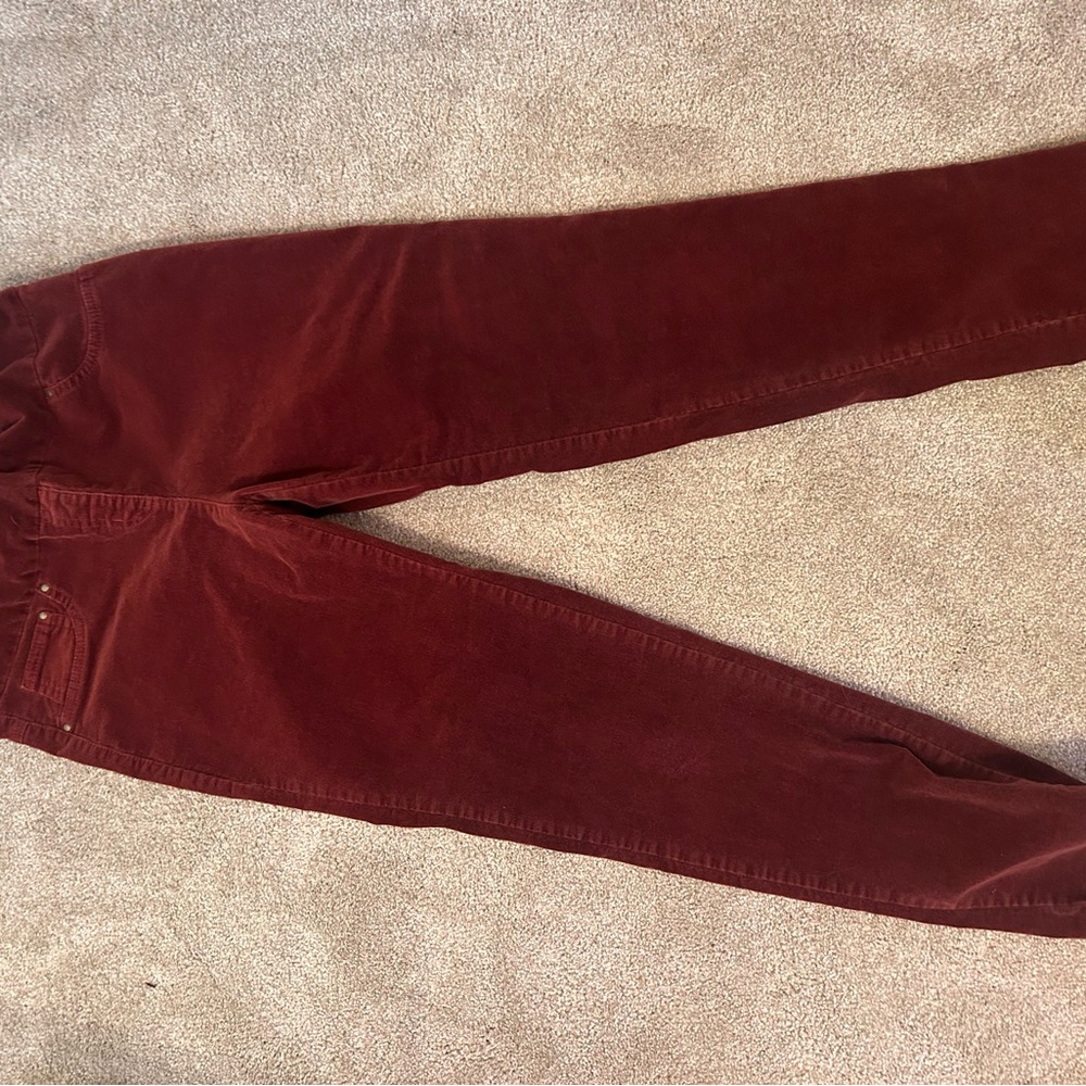 Ruby Rd. Women's Deep Red Skinny Pants